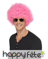 Perruque funky afro rose, image 1