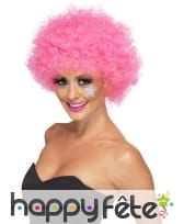 Perruque funky afro rose, image 3