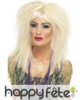 Perruque frisée blonde