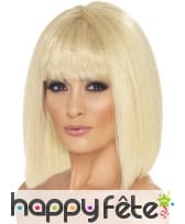 Perruque fille coquette blonde