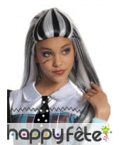 Perruque Frankie Stein pour enfant, Monster High