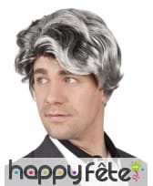 Perruque grise pour homme effet classique