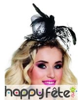 Petit haut de forme gris clair années 20