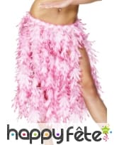 Pagne hawaïen fleurs roses