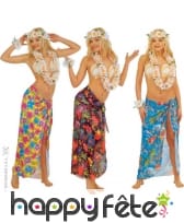 Paréo hawaïen femme