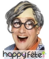 Perruque homme fou malade