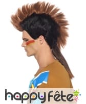 Perruque indien mohican