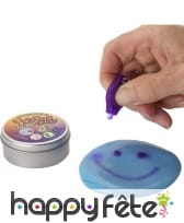 Pâte intelligente réagissant aux UV