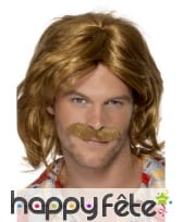 Perruque longue année 70 pour homme