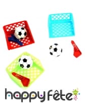 Petit lanceur ballon de foot et filet