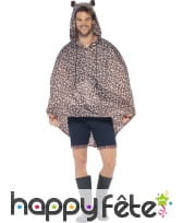 Poncho léopard imperméable, image 1