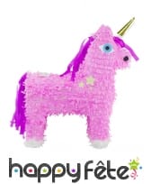 Pinata Licorne rose de 46cm