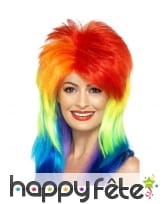Perruque mullet arc en ciel, image 1