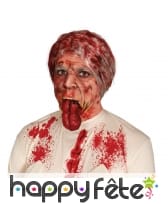 Postiche mâchoire brisée et langue