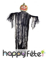 Poupée monstre citrouille lumineux