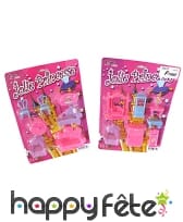 Petits meubles de poupée jolie princesse