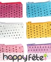 Porte monnaie décoré de perles