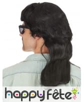 Perruque mulet noire, 40cm, image 1
