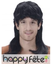 Perruque mulet noire, 40cm, image 2