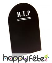 Porte menu pierre tombale R.I.P.