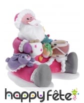 Père Noël assis en sucre de 6cm, image 1
