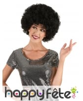 Perruque noire afro, image 1