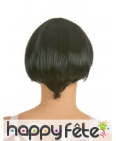 Perruque noire cheveux courts, image 3