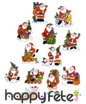 Père Noël décoratif pour fenêtre