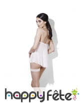 Petite nuisette noces blanches sexy, image 1