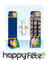 Présentoir pour ballons