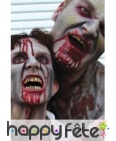 Peinture pour dents de zombie avec sang, image 1