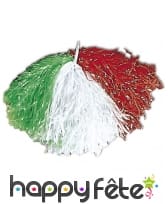 Pom pom drapeau Italie