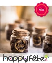 Petit pot en verre pour Baptême, 5,5cm, image 1