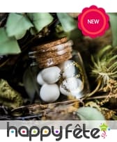 Petit pot en verre pour Baptême, 5,5cm, image 2