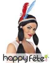 Perruque princesse indienne