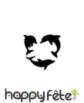 Pochoir pour tatouage à paillettes, image 5