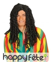 Perruque rasta châtain pour adulte