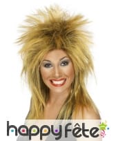 Perruque rock diva rousse