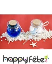 Pot rond en verre de 5cm avec bouchon de liège, image 1