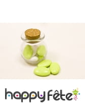 Pot rond en verre de 5cm avec bouchon de liège, image 2