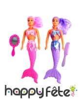Poupée sirène avec accessoire