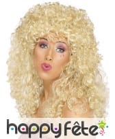 Perruque sonia blonde frisée
