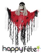 Pirate squelette de 90cm à suspendre