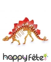 Puzzle stegosaure en bois, 3D