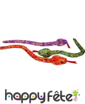 Peluche serpent multicolore