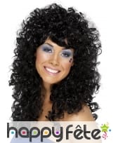 Perruque sonia noire bouclée
