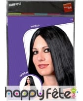 Perruque sorcière noire long, image 1