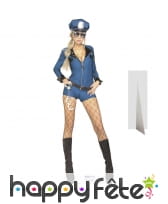 Policière sexy taille réelle en carton
