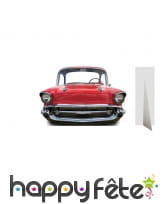 Passe-têtes ancienne voiture rouge, taille enfant