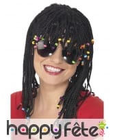 Perruque tressée avec perles pour homme, image 1